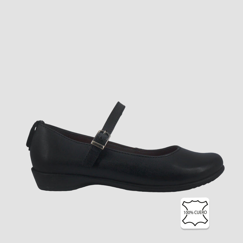 Zapatos escolares Isa negro para Niñas