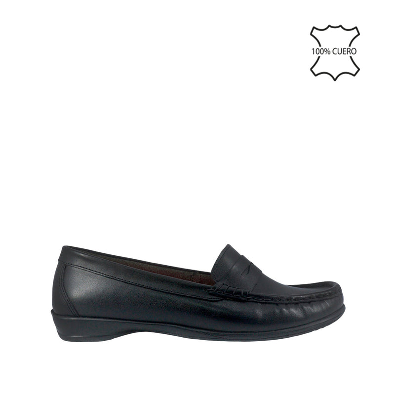 Mocasines escolares Judy negro para Niñas