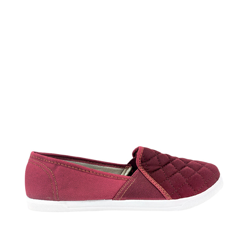 Zapatillas Quil para mujer color burgundy