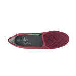 Zapatillas Quil para mujer color burgundy