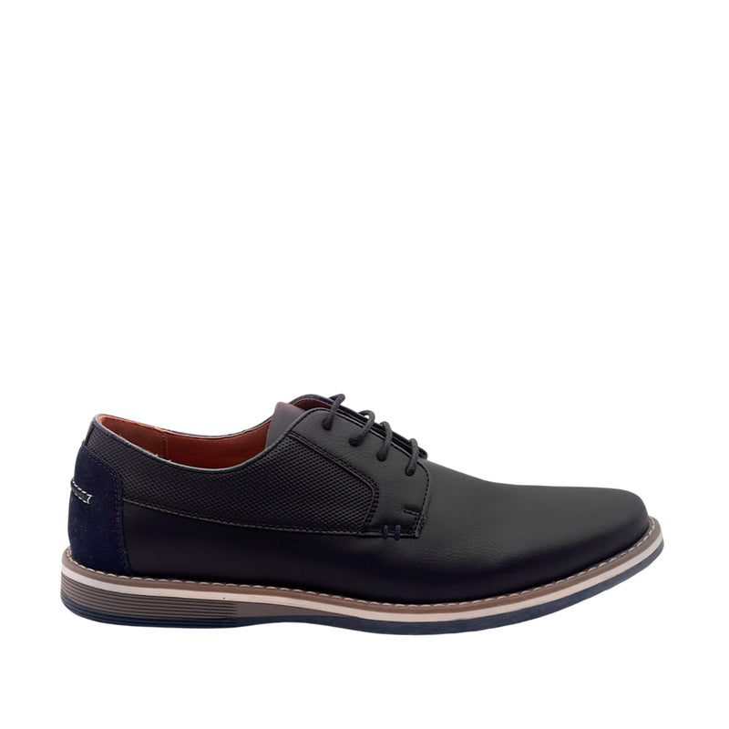 Derby shoes Stalone para hombre color negro