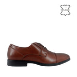 Zapatos de vestir Bran para hombre color tan