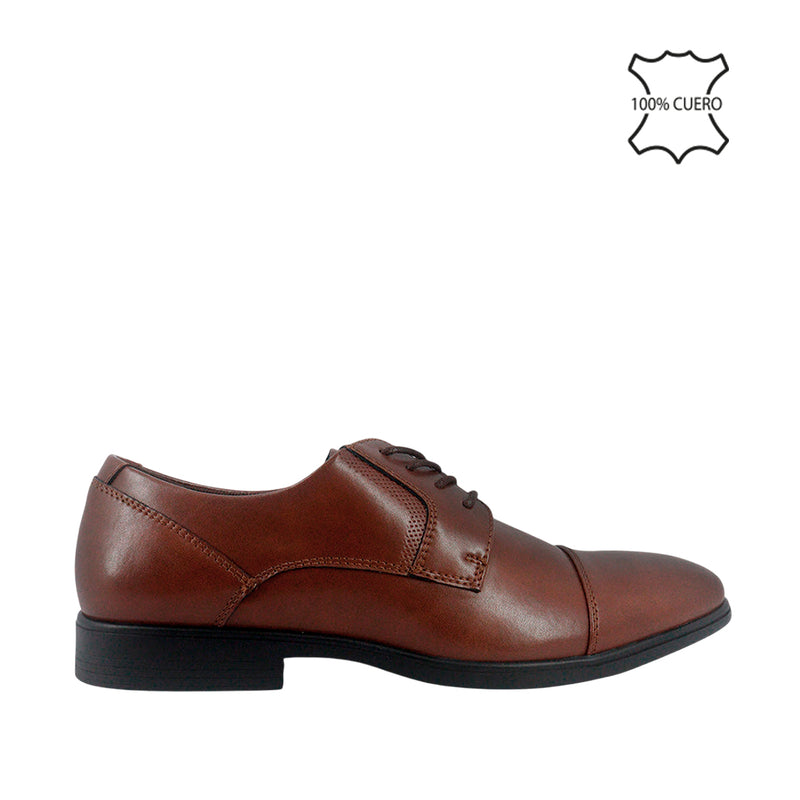 Zapatos de vestir Bran para hombre color tan