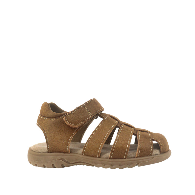 Sandalias Allan para niño color café
