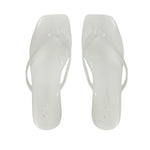 Sandalias flats Karen para mujer color blanco
