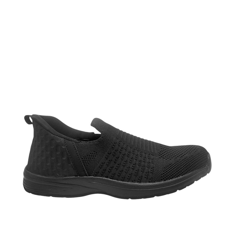 Tennis slip on Nora para mujer color negro