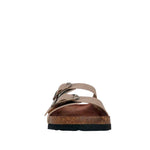 Sandalias flats Mirka para mujer color taupe