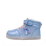 Botas Stitch para niña color celeste