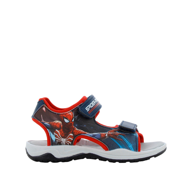 Sandalias Spiderman para niño color azul