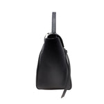 Cartera satchel Eureka para mujer color negro