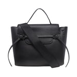 Cartera satchel Eureka para mujer color negro