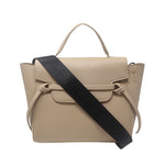 Cartera satchel Eureka para mujer color taupe