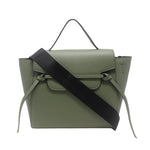 Cartera satchel Eureka para mujer color verde