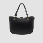 Cartera satchel Cindy para mujer color negro