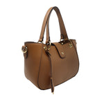Cartera satchel Cindy para mujer color café