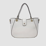 Cartera satchel Cindy para mujer blanco