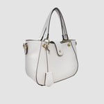 Cartera satchel Cindy para mujer blanco