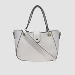 Cartera satchel Cindy para mujer blanco