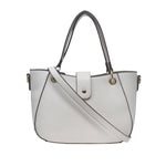 Cartera satchel Cindy para mujer blanco