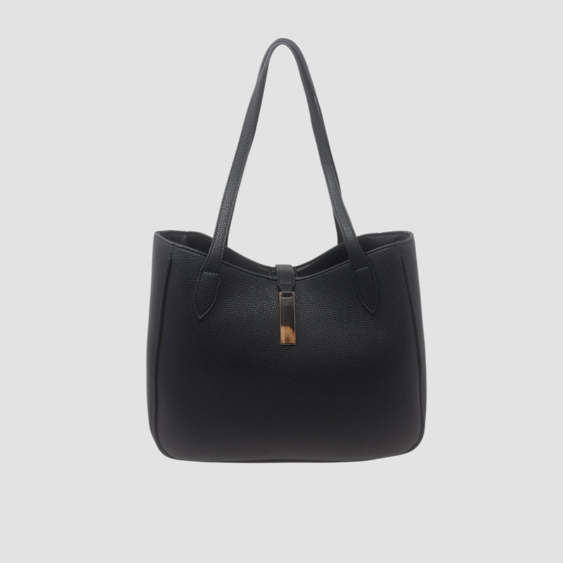 Cartera tote Delia para mujer color negro