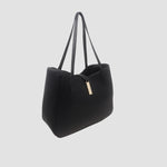 Cartera tote Delia para mujer color negro