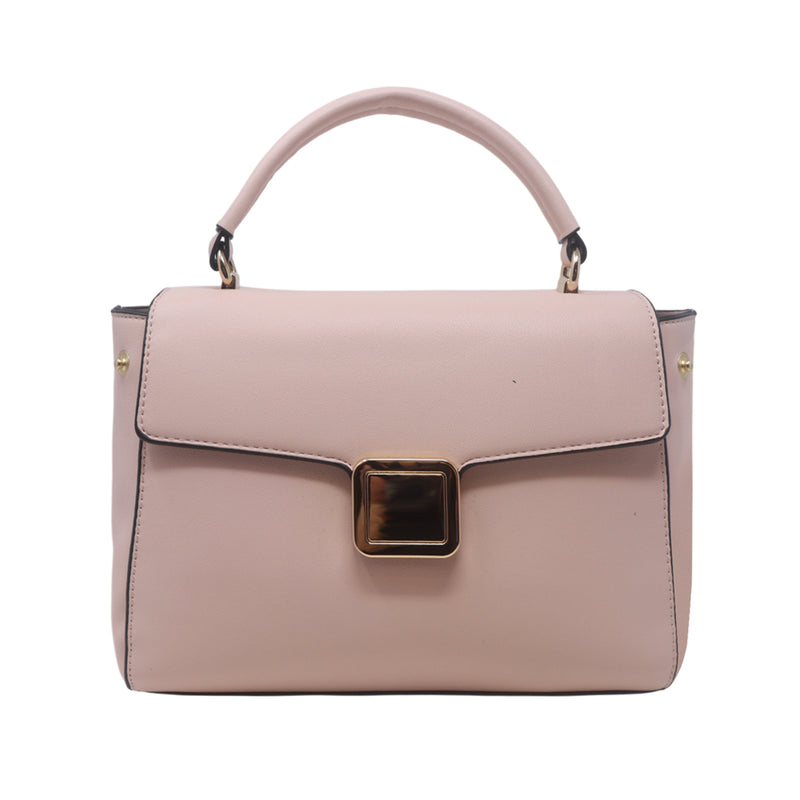 Cartera satchel Silvana para mujer color blush