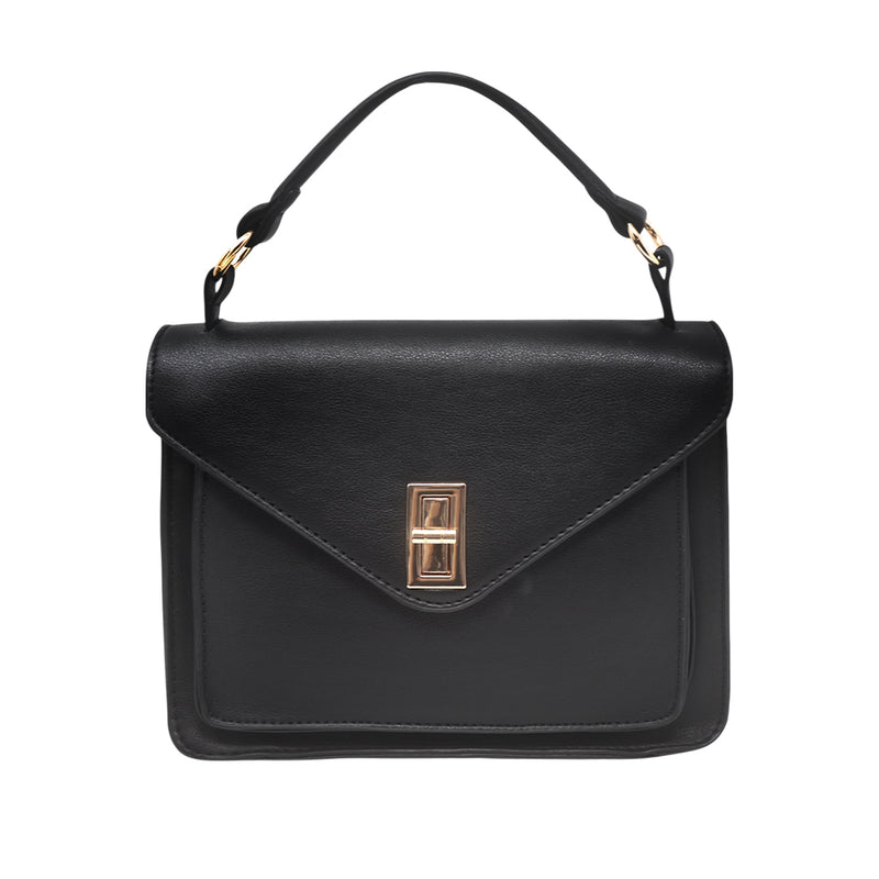 Cartera crossbody Marthi para mujer color negro