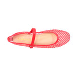 Ballerinas Lou para mujer color rojo