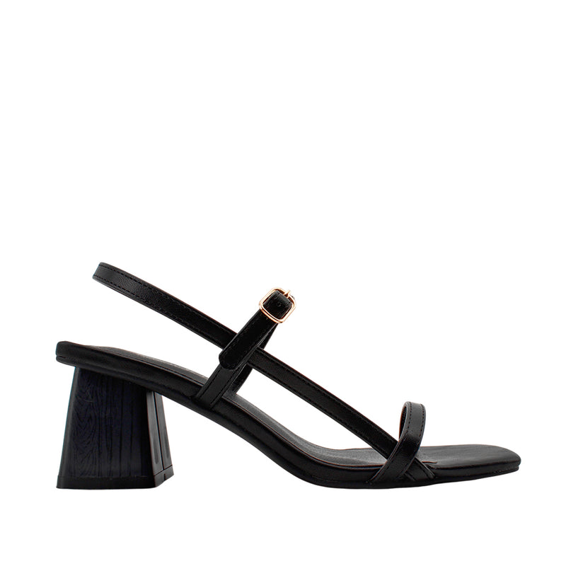 Sandalias de tacón Ofelia para mujer color negro