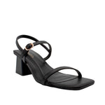 Sandalias de tacón Ofelia para mujer color negro