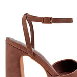 Sandalias de tacón Regan para mujer color café