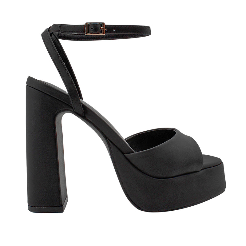 Sandalias de tacón Regan para mujer color negro