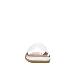 Sandalias flats Adria para mujer color  blanco