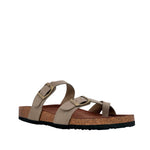 Sandalias flats Arizona para mujer color beige