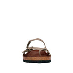 Sandalias flats Arizona para mujer color beige