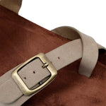 Sandalias flats Arizona para mujer color beige