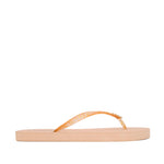 Sandalias flats Dany para mujer color dorado