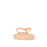 Sandalias flats Dany para mujer color dorado