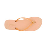 Sandalias flats Dany para mujer color dorado
