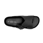 Sandalias flats Milan para mujer color negro