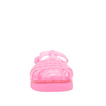 Sandalias flats Yeli para mujer color rosado
