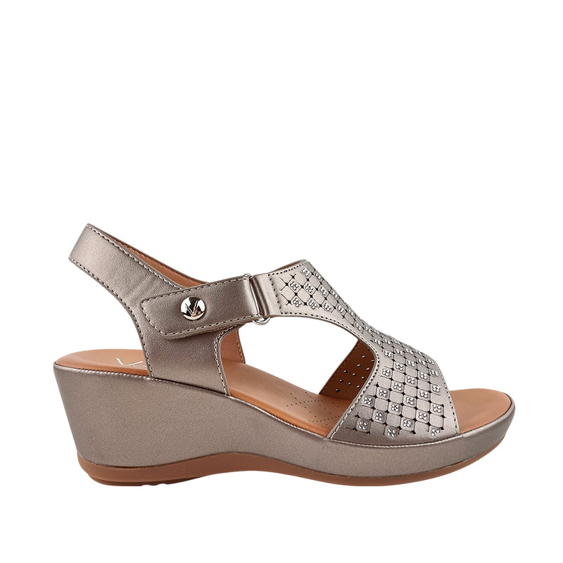 Sandalias Daniela para mujer color pewter