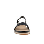 Sandalias flats Gladys para mujer color negro