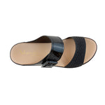 Sandalias flats Gladys para mujer color negro