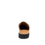 Mules loafers Kamila para mujer color taupe