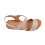 Sandalias Salome para mujer color taupe