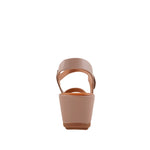 Sandalias Salome para mujer color taupe