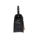 Cartera crossbody Marthi para mujer color negro