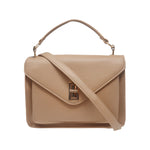 Cartera crossbody Marthi para mujer color taupe