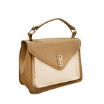 Cartera crossbody Marthi para mujer color tan